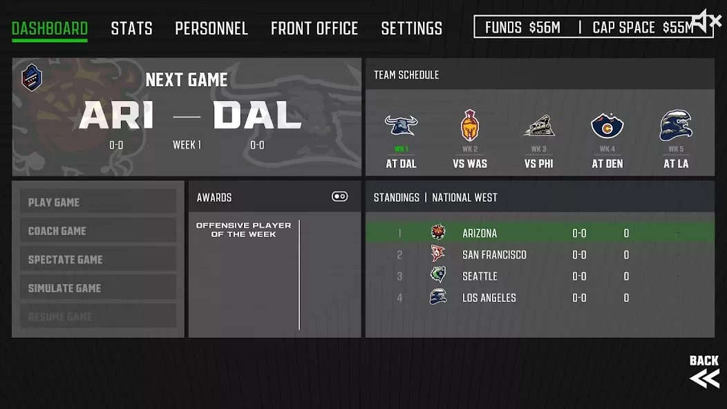 Axis Football Mobile — screenshot 1