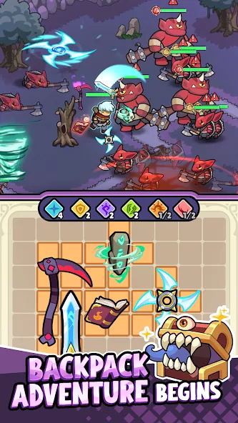Backpack Legends Adventure RPG — screenshot 1