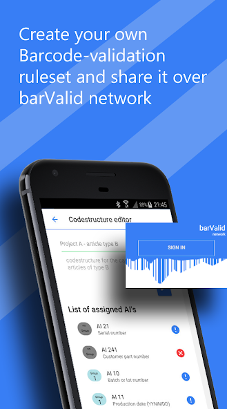 barValid- GS1 Barcode scanner