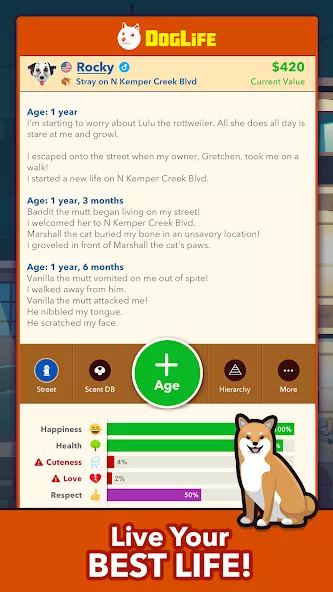 DogLife: BitLife Dogs — screenshot 1