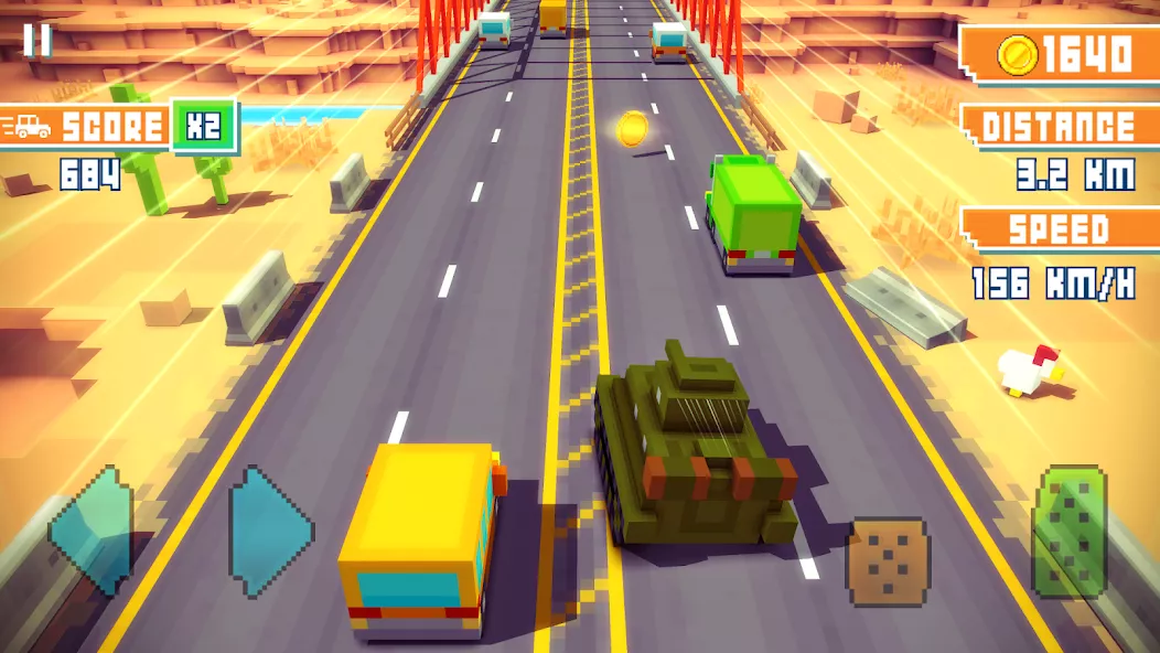 Blocky Highway — screenshot 1