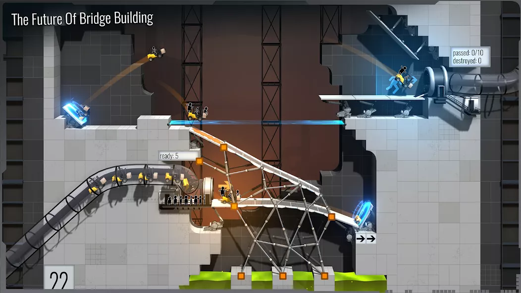 Bridge Constructor Portal — screenshot 1