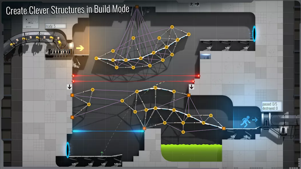 Bridge Constructor Portal — screenshot 1