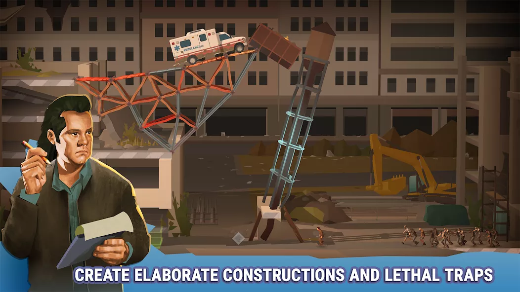 Bridge Constructor: The Walking Dead — screenshot 1