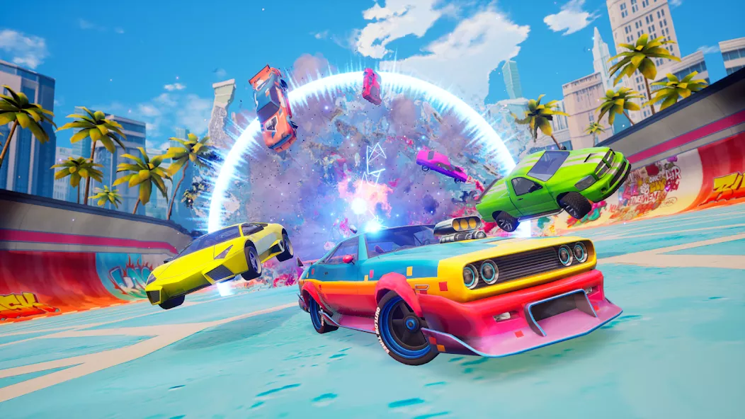 Cars Royale: League of Rocket — screenshot 1