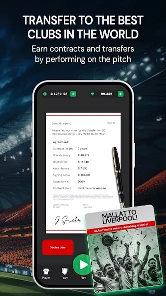 Club Legend – Football Game — screenshot 1