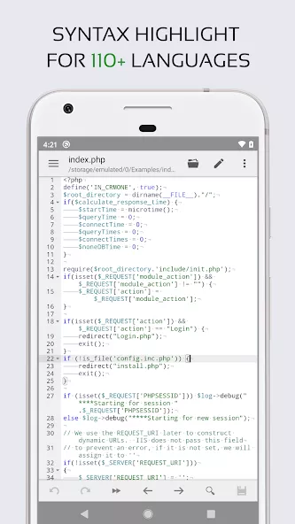 Code Editor — screenshot 1