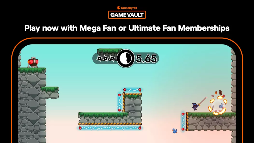 Crunchyroll: 10 Second Ninja X — screenshot 1