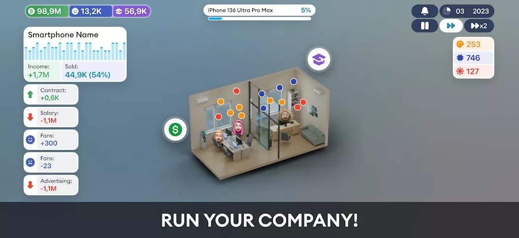 Devices Company Tycoon Inc — screenshot 1