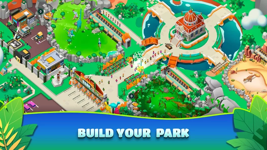 Idle Dinosaur Park Tycoon — screenshot 1