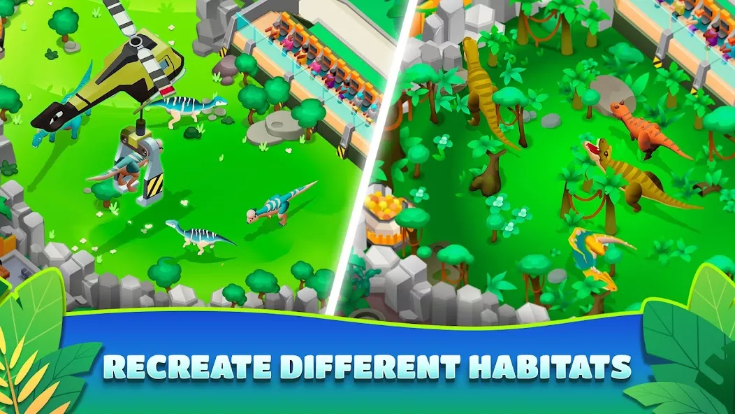 Idle Dinosaur Park Tycoon — screenshot 1