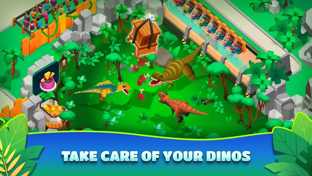 Idle Dinosaur Park Tycoon — screenshot 1