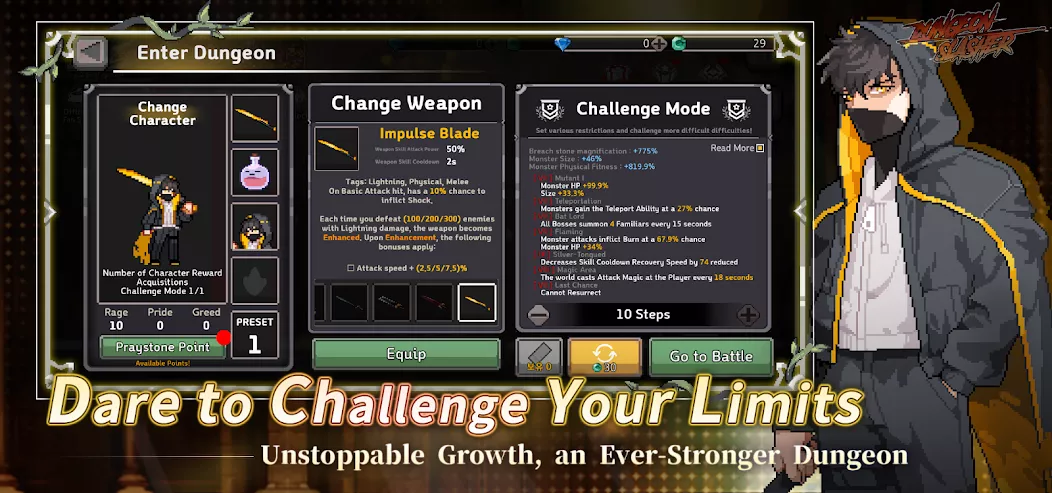 Dungeon Slasher: Roguelike — screenshot 1