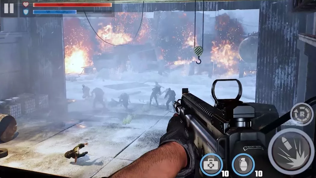 Fire Apocalypse: Zombie Games — screenshot 1