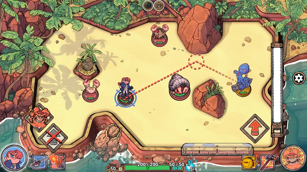 Flick Shot Rogues — screenshot 1