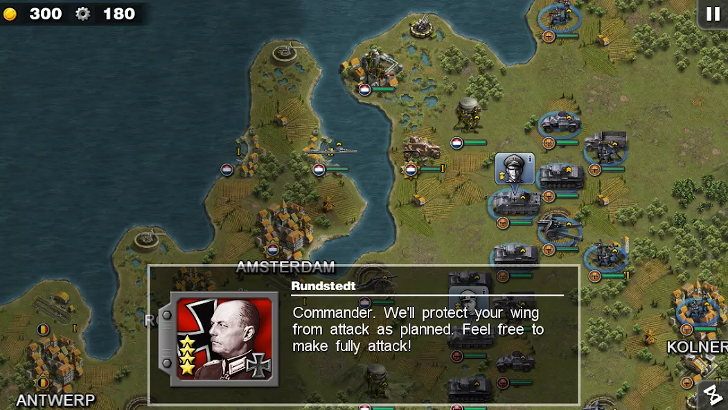 Glory of Generals -World War 2 — screenshot 1