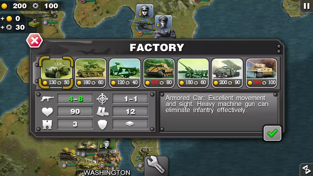 Glory of Generals -World War 2 — screenshot 1
