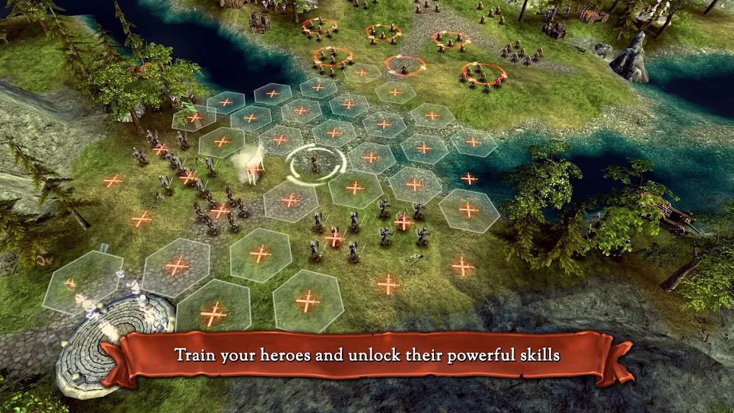Hex Commander: Fantasy Heroes — screenshot 1