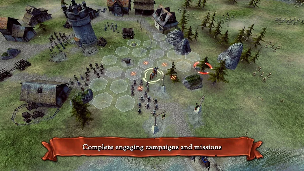 Hex Commander: Fantasy Heroes — screenshot 1