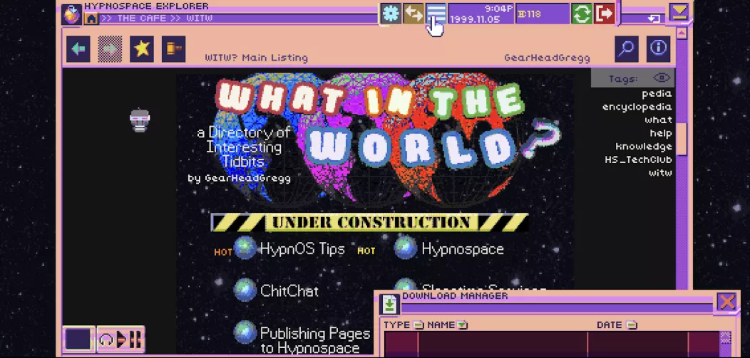 Hypnospace Outlaw — screenshot 1