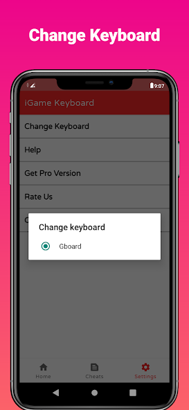 iGame:Game Keyboard for cheats