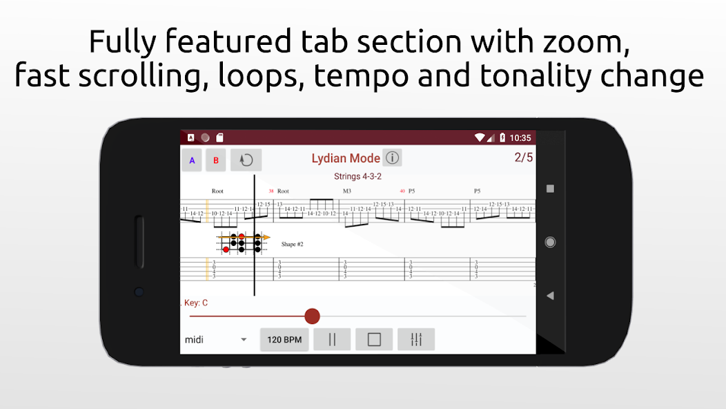 iGuitar – Major Scale Modes