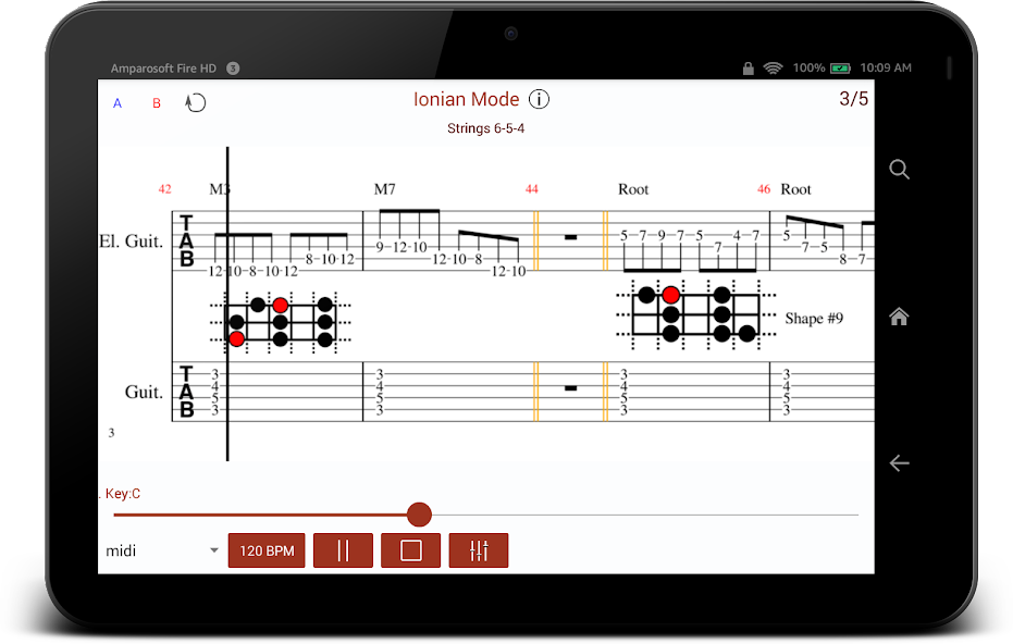 iGuitar – Major Scale Modes