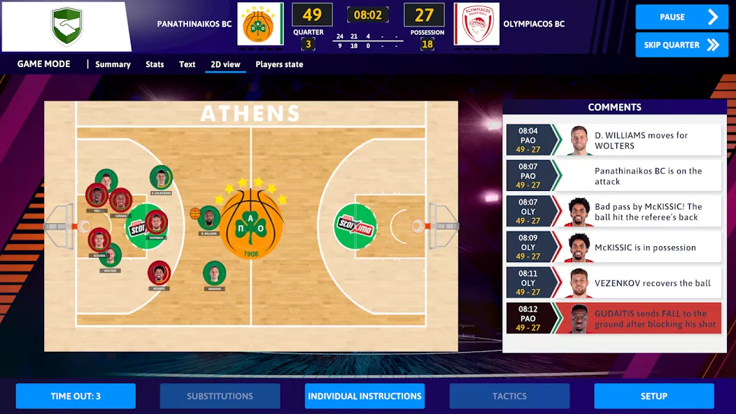 iBasketball Manager 23 — screenshot 1