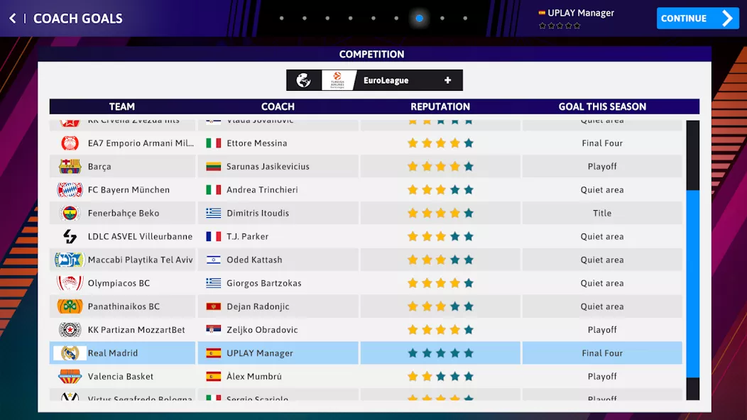 iBasketball Manager 23 — screenshot 1