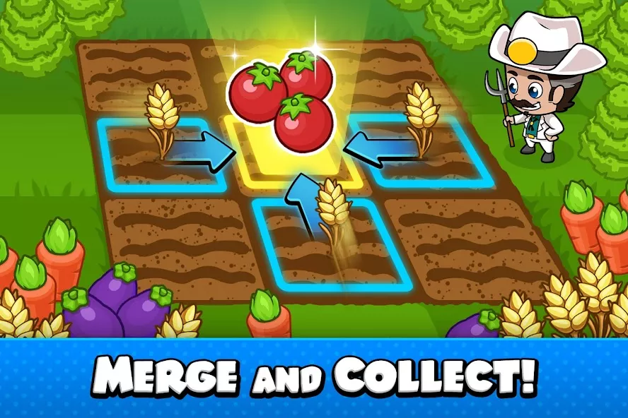 Idle Farm Tycoon – Merge Simulator — screenshot 1