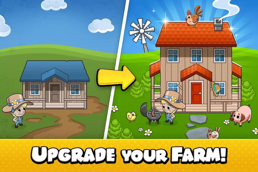 Idle Farm Tycoon – Merge Simulator — screenshot 1