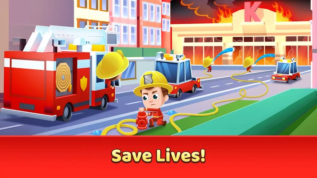 Idle Firefighter Tycoon — screenshot 1