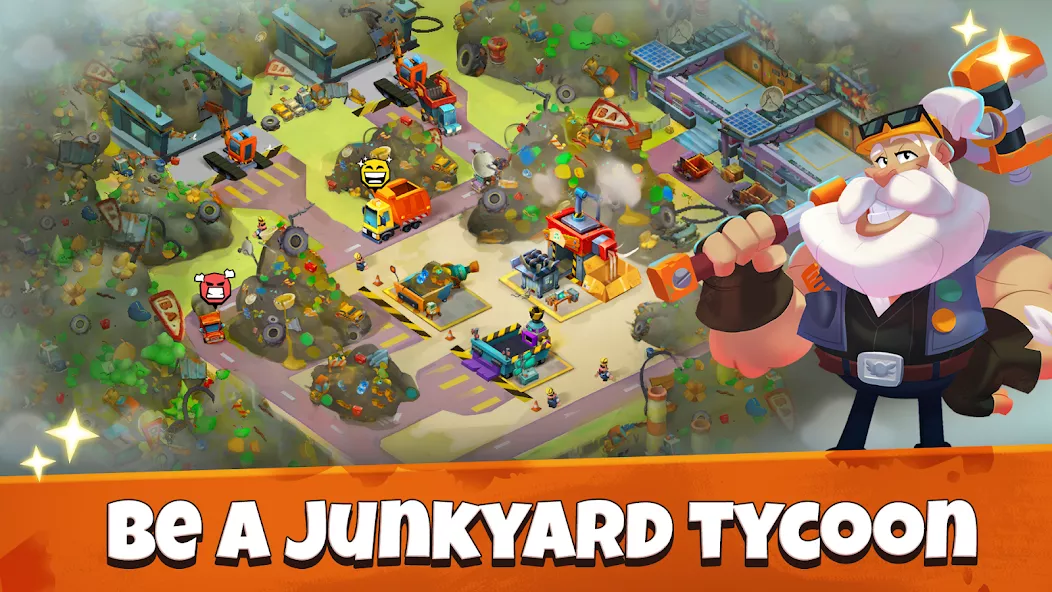 Idle Junkyard Tycoon: Be Rich! — screenshot 1