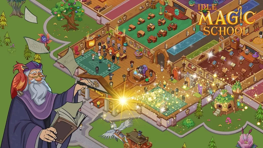 Idle Magic School — screenshot 1
