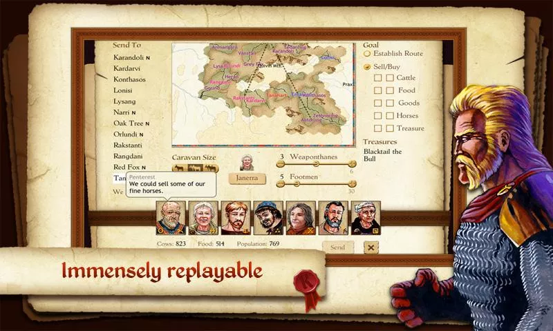 King of Dragon Pass: Text RPG — screenshot 1