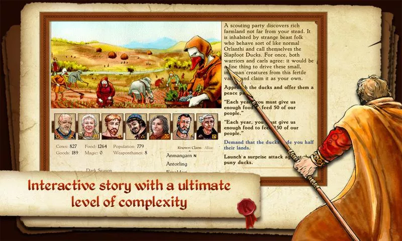 King of Dragon Pass: Text RPG — screenshot 1