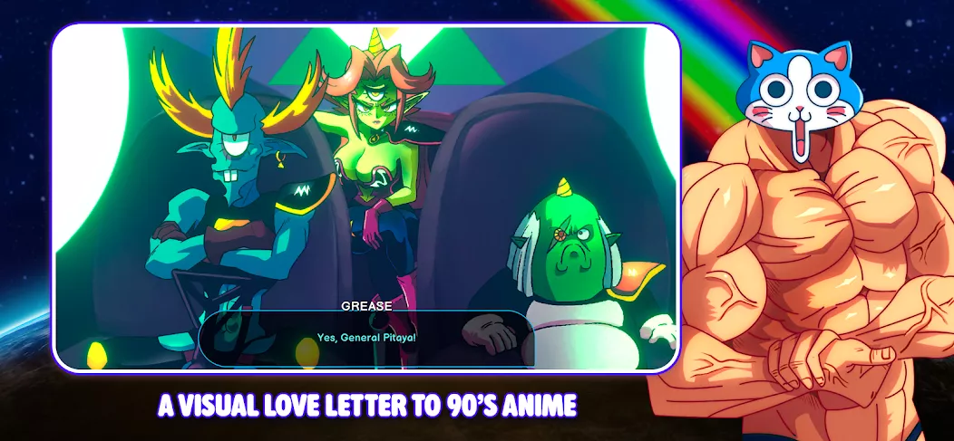 KinnikuNeko: SUPER MUSCLE CAT — screenshot 1