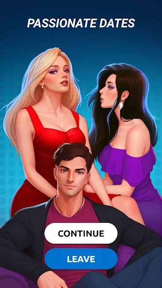 Kiss Kiss: Adult Stories Game — screenshot 1