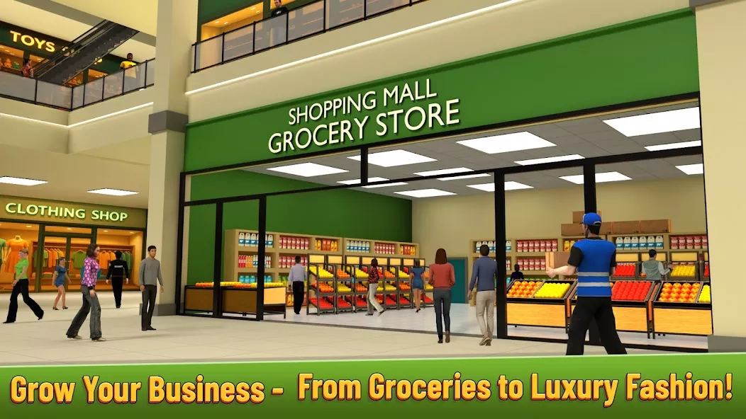 Mall & Fast Food Simulator 3D — screenshot 1