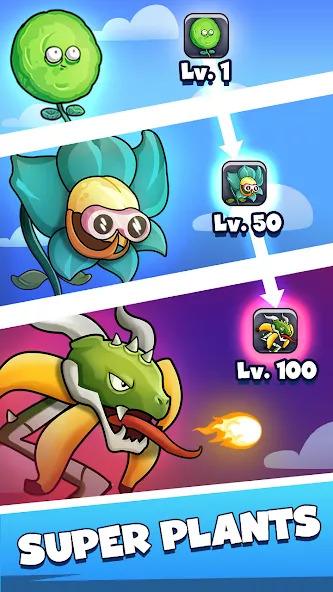 Merge Plants: Zombie Defense — screenshot 1