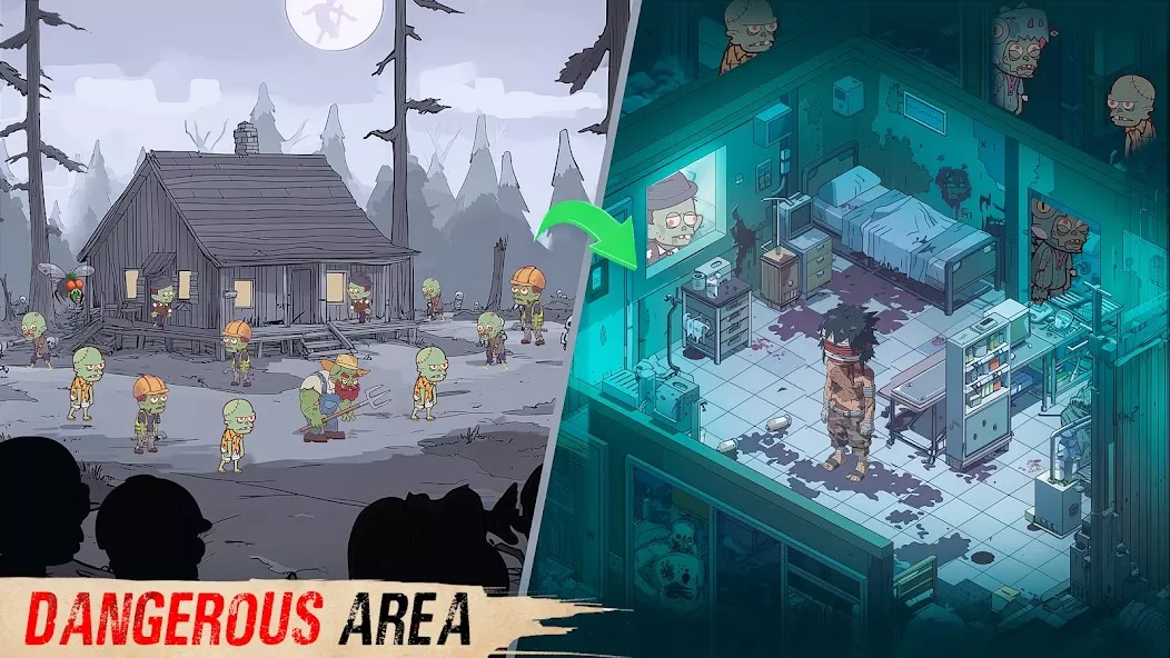 Mini Survival: Zombie Fight — screenshot 1