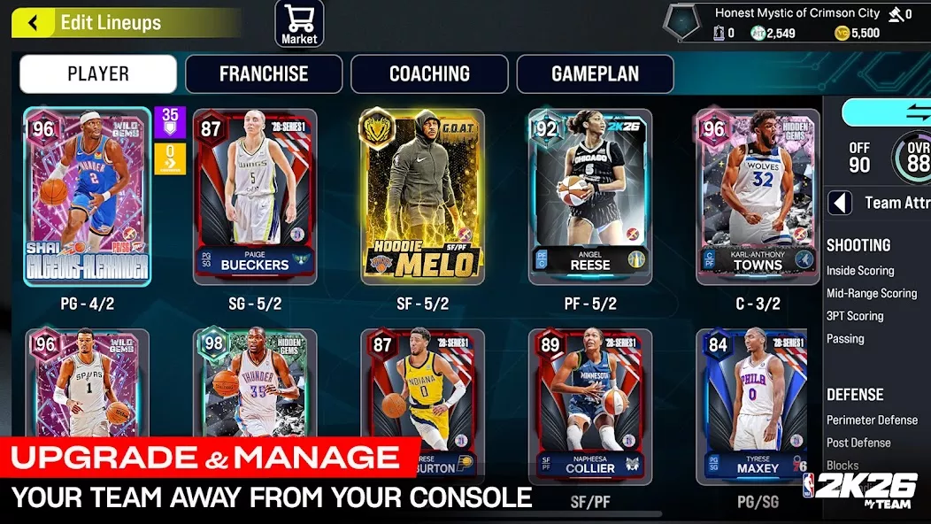 NBA 2K26 MyTEAM Mobile — screenshot 1