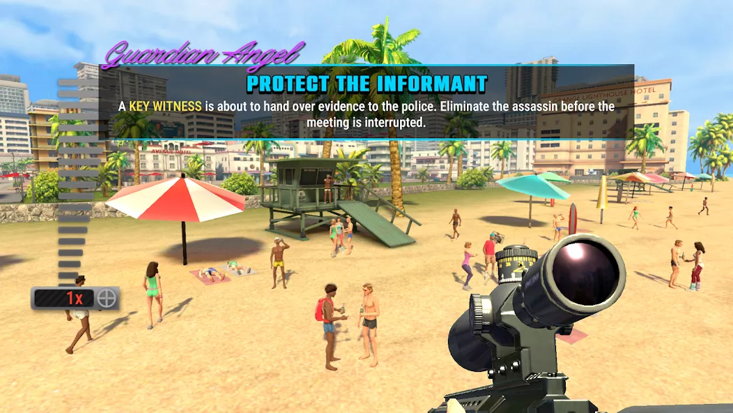 Neon Sniper: FPS Crime Shooter 截图