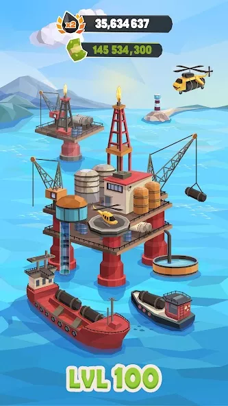 Idle Oil Tycoon: Gas Factory Simulator — screenshot 1