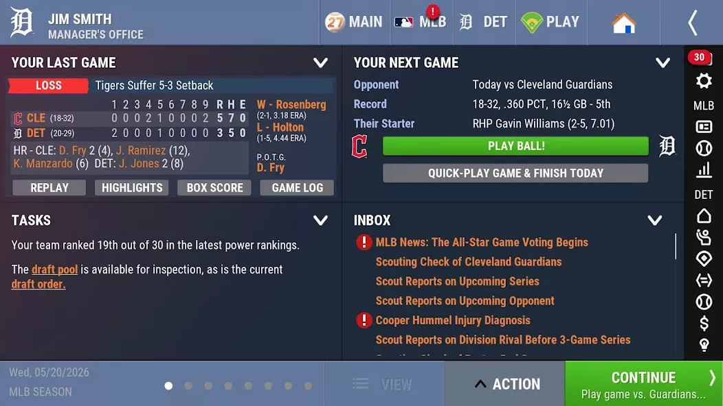 OOTP Baseball 27 Go! — screenshot 1