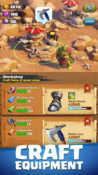 Orecraft: Orc Mining Camp — screenshot 1