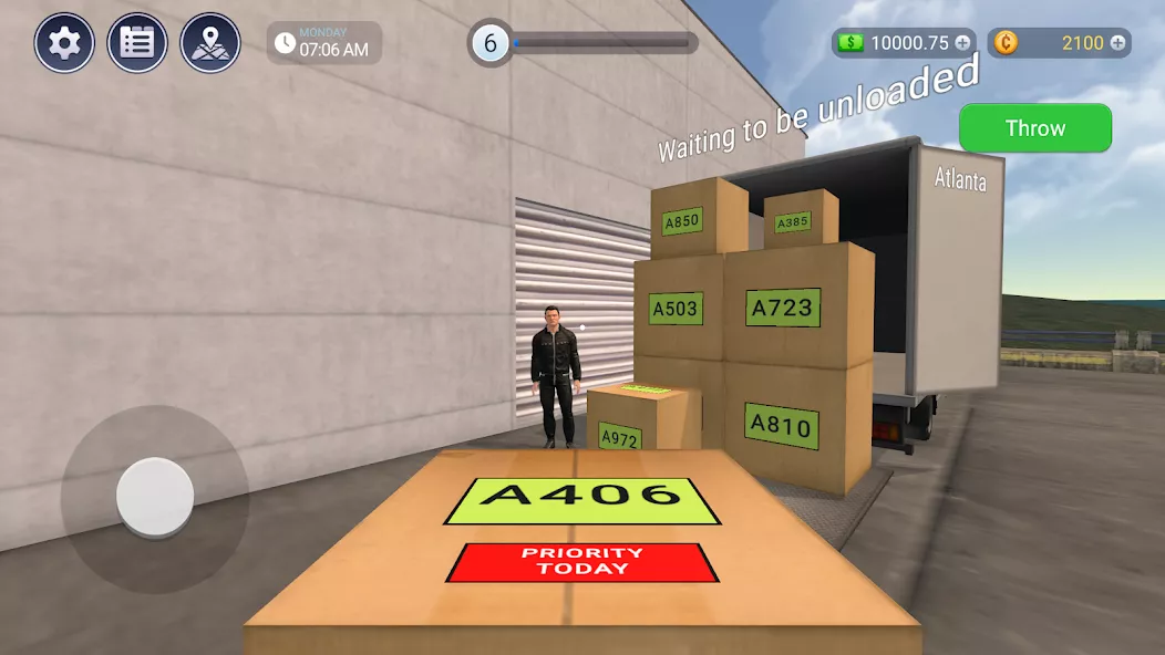 Parcel Delivery Simulator — screenshot 1