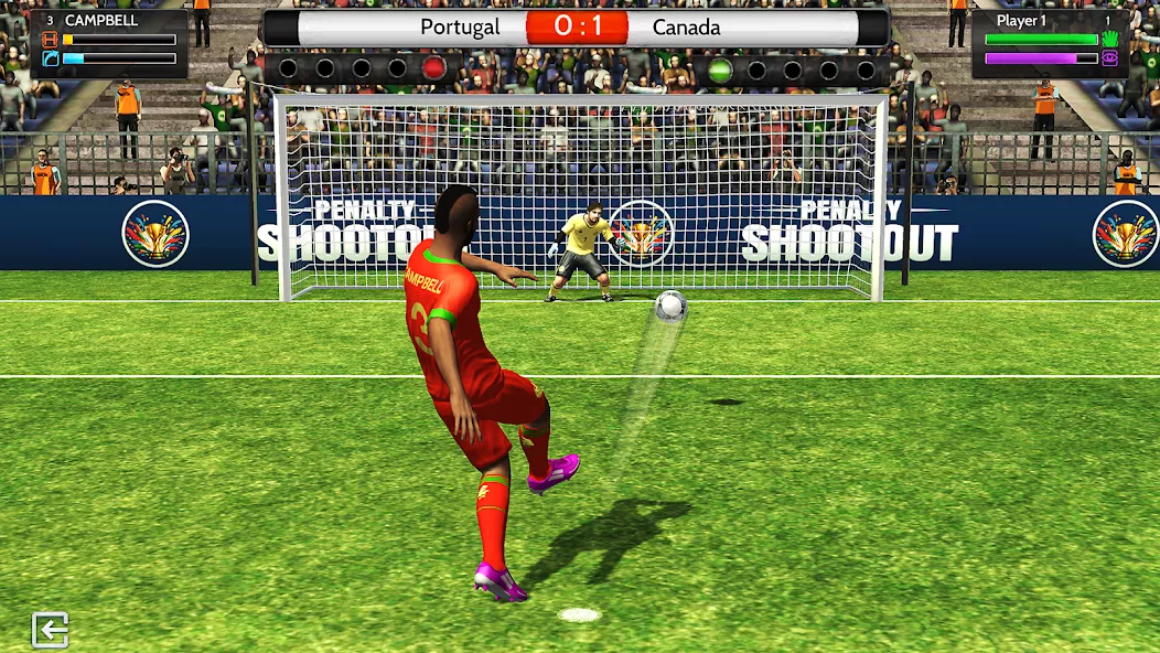 Penalty Shootout World Soccer — screenshot 1