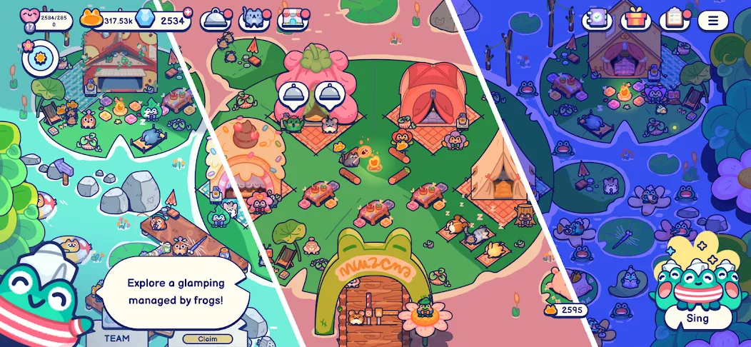 Pond Pals: Cozy Glamping Game — screenshot 1