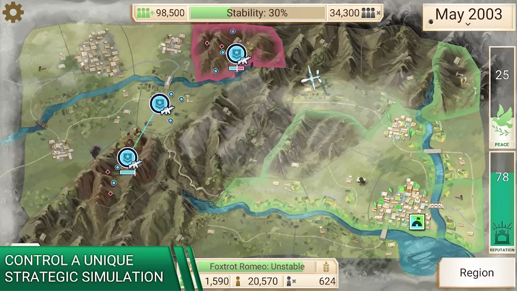 Rebel Inc. — screenshot 1